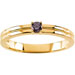 1 stone stackable mothers ring